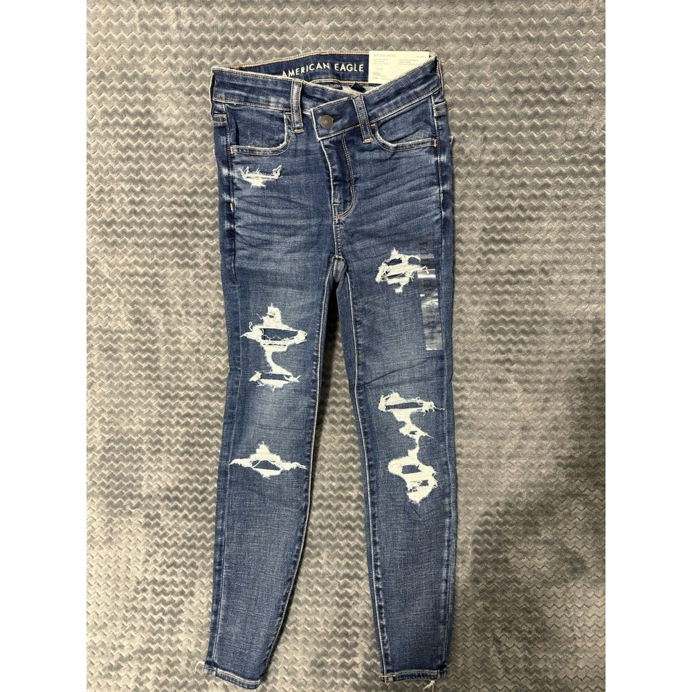 American Eagle Next Level Stretch High Rise Jegging Women’s Size 000 Short NWT